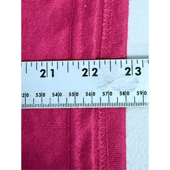 Disney Mickey Minnie‎ Mouse Soft LS Sleep Shirt Womens L Red Holiday Snow - Picture 9 of 9